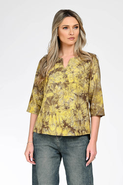 Bluză cu imprimeu abstract dama Camelia Natalee Fashion