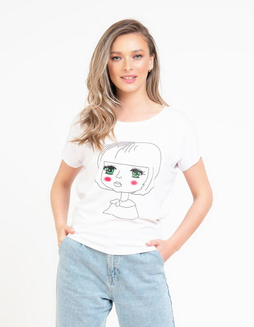 Natalee Fashion Bluză Bluza dama alba casual fetita Iasmine