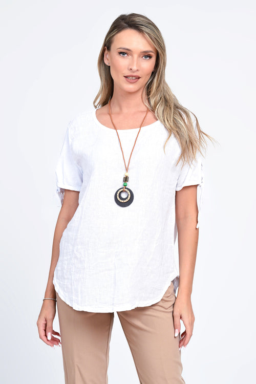 Bluza dama alba de vara Crina Natalee