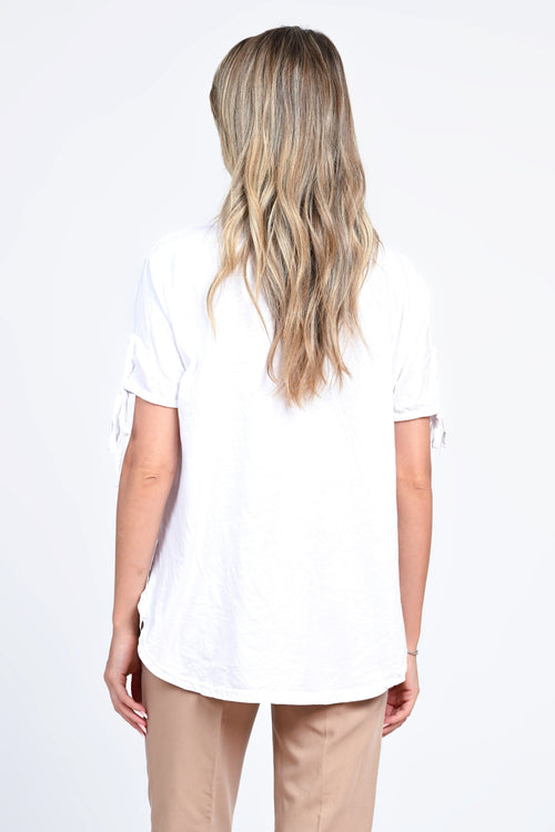 Bluza dama alba de vara Crina Natalee