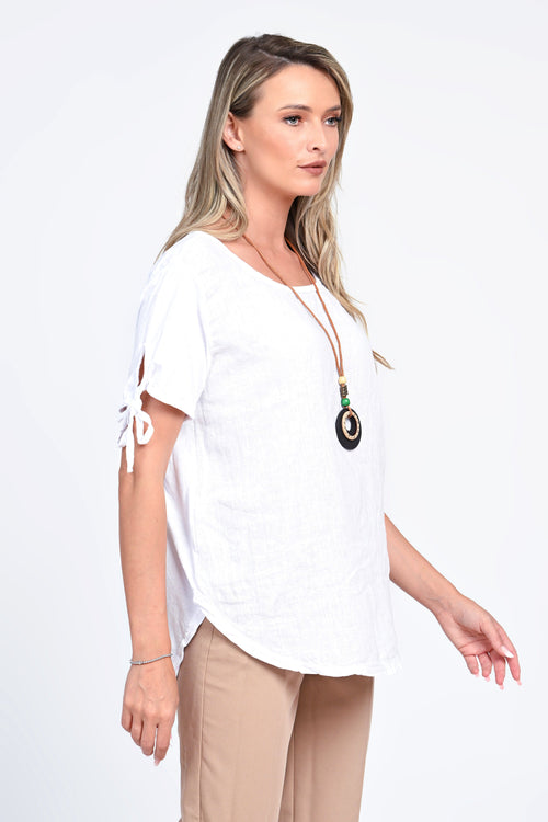 Bluza dama alba de vara Crina Natalee