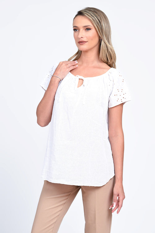 Bluza dama alba Sidonia Natalee