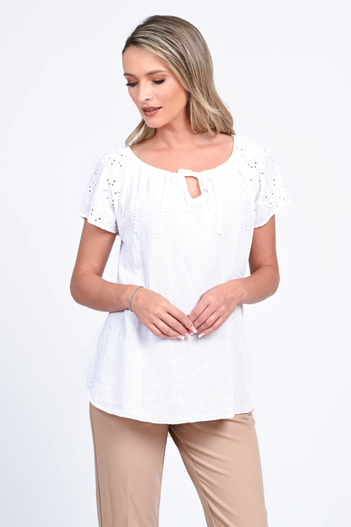 Bluza dama alba Sidonia Natalee