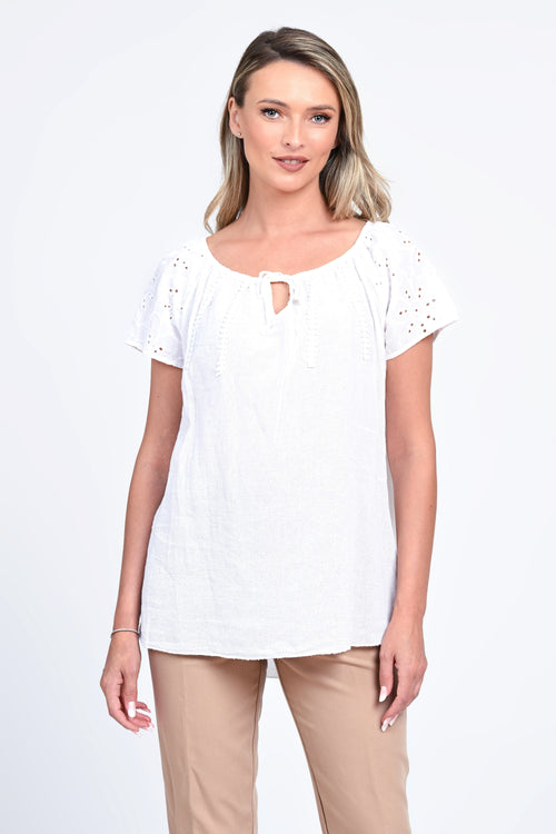 Bluza dama alba Sidonia Natalee