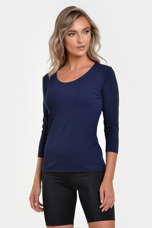 Natalee Fashion Bluză S / NAVY Bluza dama casual Anaxbia