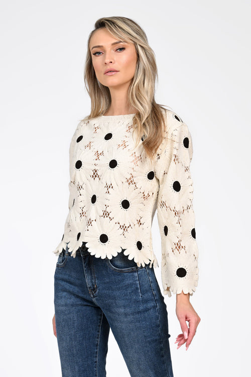 Bluza dama crem Adelina Natalee Fashion