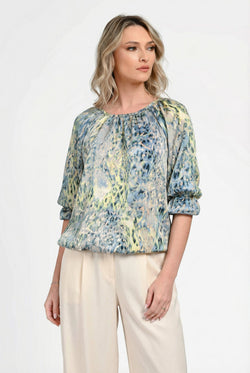 Bluză damă cu imprimeu abstract Raluca Natalee Fashion