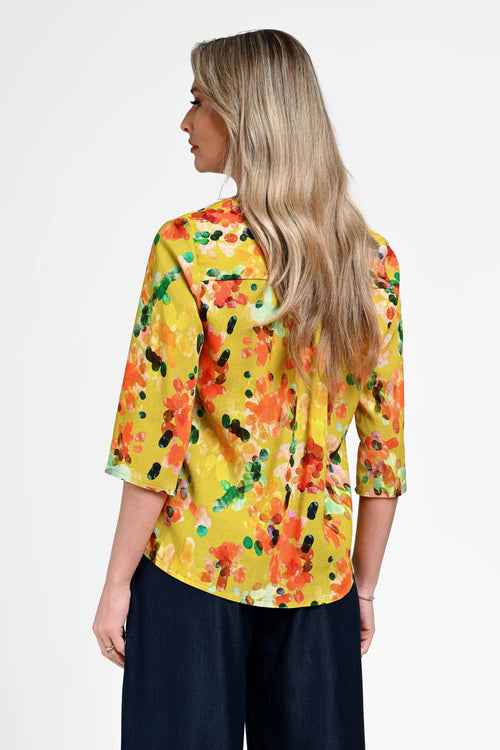 Bluză damă cu imprimeu colorat Daniela Natalee Fashion