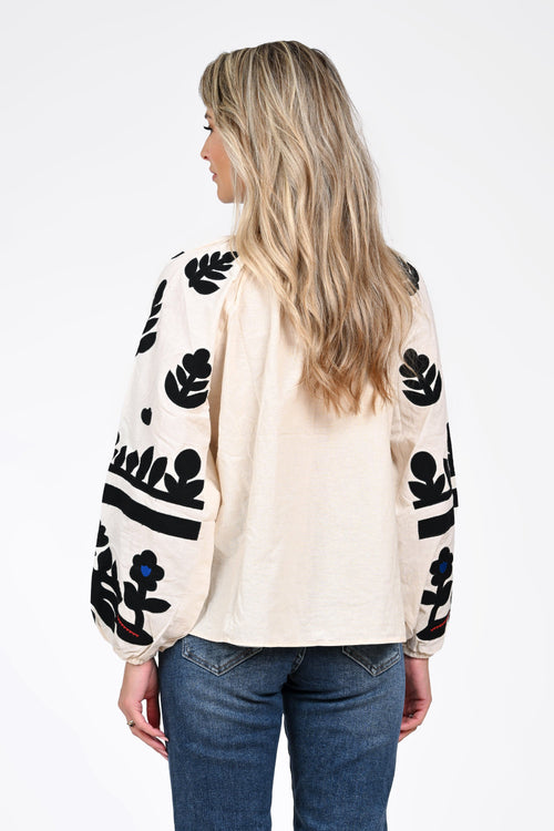 Bluza dama tip ie brodata Antonia Natalee