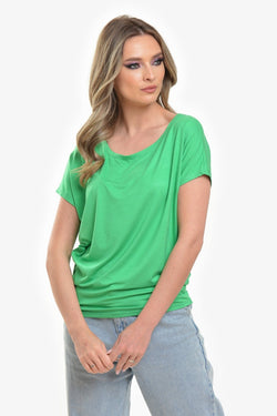 Natalee Fashion Bluză Bluza dama verde casual Raven