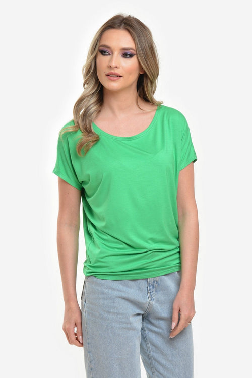 Natalee Fashion Bluză Bluza dama verde casual Raven