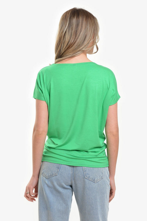 Natalee Fashion Bluză Bluza dama verde casual Raven