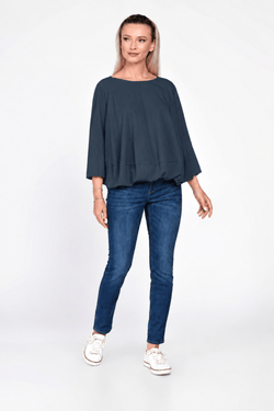 Bluza Eranthe baloon style gri petrol Eranthe