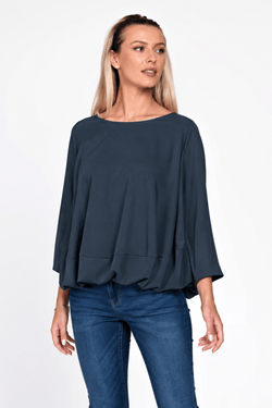 Bluza Eranthe baloon style gri petrol Eranthe