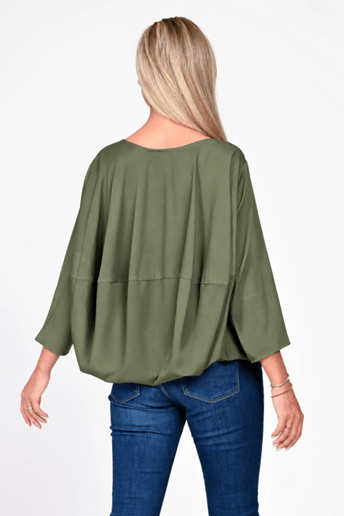 Bluza Eranthe baloon style kaki Eranthe
