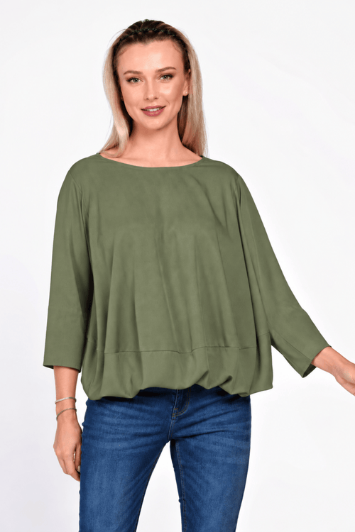 Bluza Eranthe baloon style kaki Eranthe
