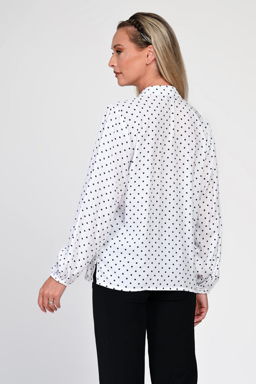 Bluza Eranthe cu buline Eranthe