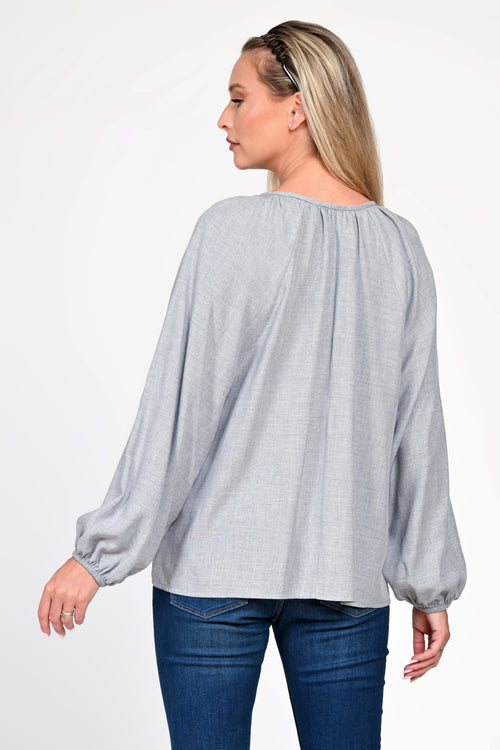 Bluza Eranthe tip ie gri melange Eranthe