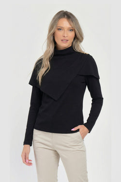 Bluză tip helancă Narcisa cu design petrecut Natalee