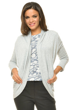 Natalee Fashion Pulovere si Cardigane Cardigan cangur gri