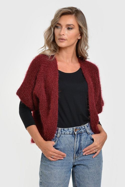 Natalee Fashion Pulovere si Cardigane Cardigan scurt visiniu Adalgiza