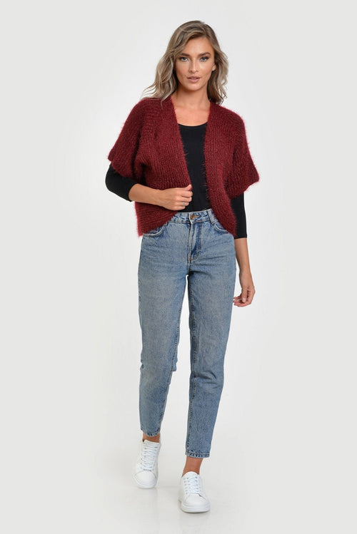 Natalee Fashion Pulovere si Cardigane Cardigan scurt visiniu Adalgiza