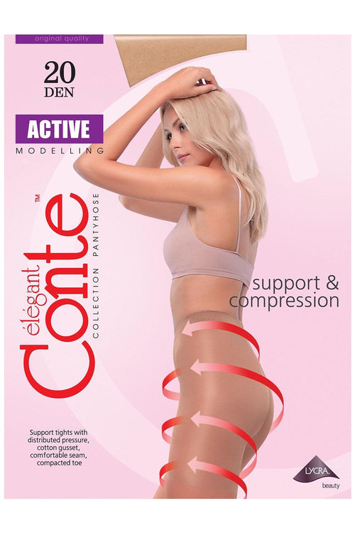 Conte Elegant Ciorapi modelatori Ciorap Compresiv și Modelator Active 20 Den