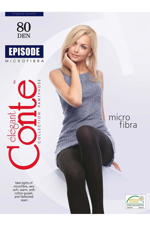 Conte Elegant Ciorapi groși Ciorap Gros din Microfibră Episode 80 Den