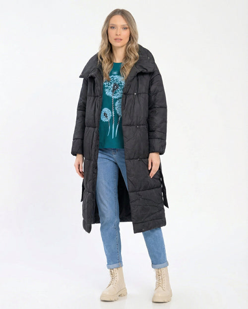 Geaca dama negra Bianca Maria Natalee Fashion