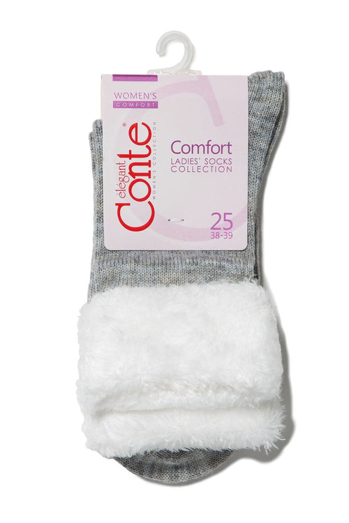 Conte Elegant Șosete groase Șosete groase cu margine pufoasă, Conte Elegant Comfort 000