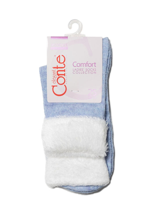 Conte Elegant Șosete groase Șosete groase cu margine pufoasă, Conte Elegant Comfort 000