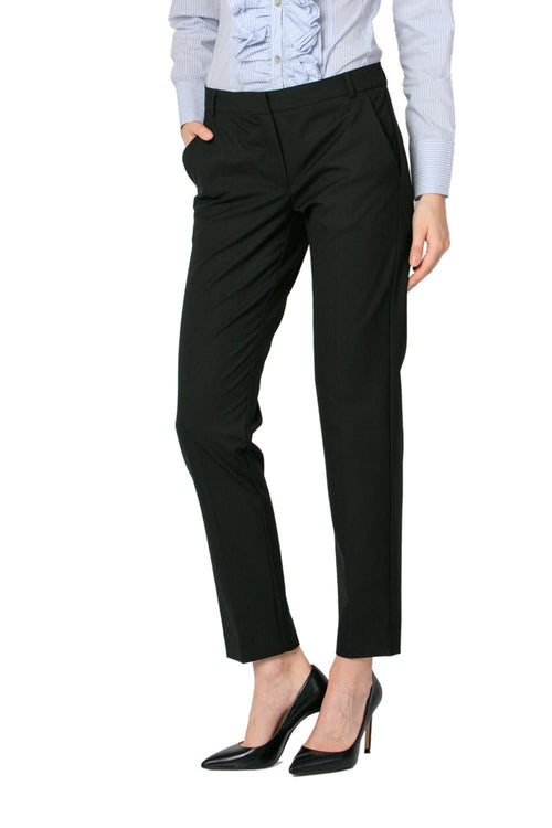 Natalee Fashion Pantaloni Pantalon conic negru, Anda