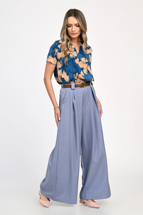 Pantaloni dama evazati Penelope Natalee Fashion