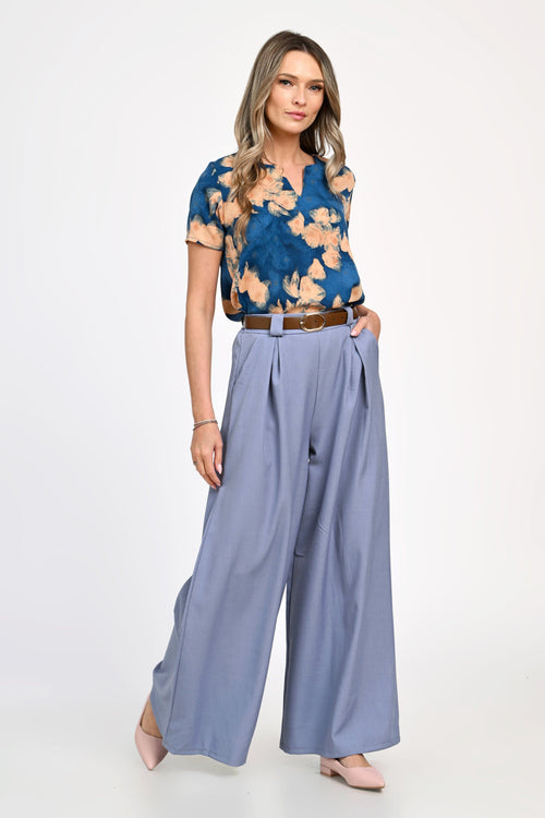 Pantaloni dama evazati Penelope Natalee Fashion
