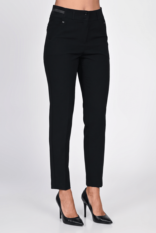 Pantaloni damă negri eleganți Andra Natalee Fashion