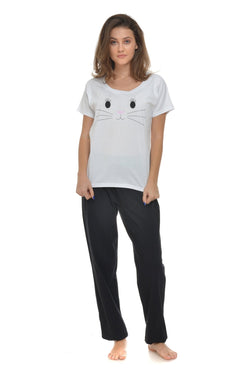 Natalee Fashion Pijamale Dama Pijama cat eyes Natalee