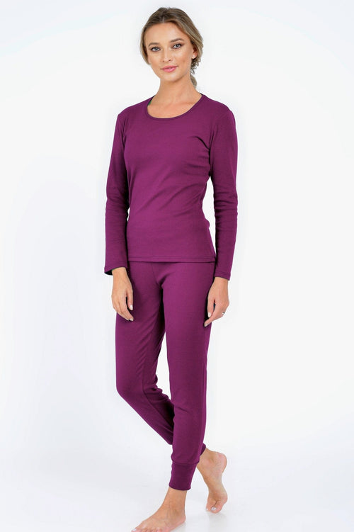 Natalee Fashion Pijamale Dama Pijama dama purple Camelia