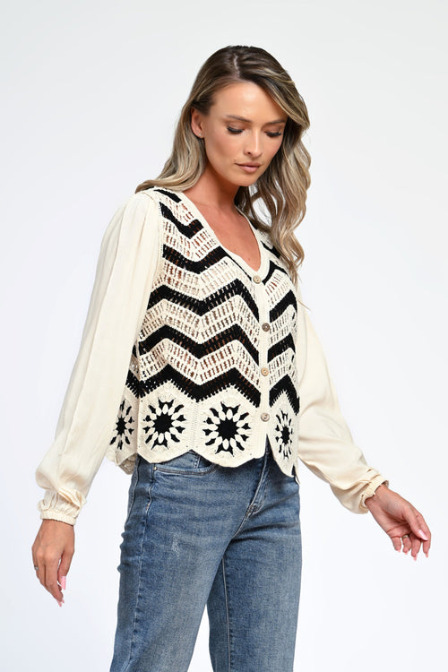 Pulover boho-chic Ema Natalee Fashion