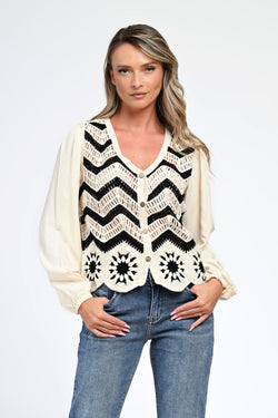 Pulover boho-chic Ema Natalee Fashion