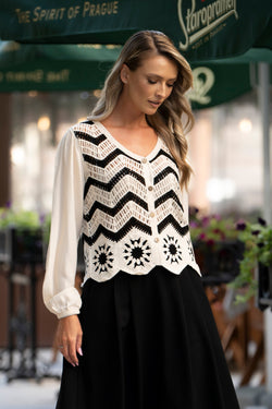 Pulover boho-chic Ema Natalee Fashion