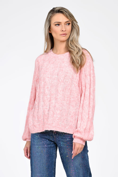 Puloverul Sofia în nuanță roz Natalee Fashion