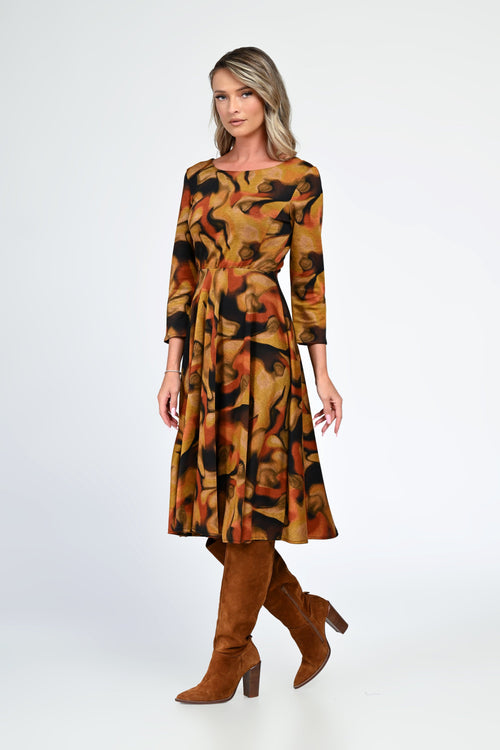 Rochia damă midi Autumn Sofia Natalee Fashion