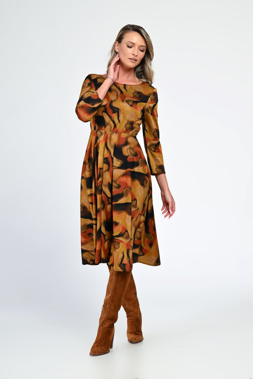 Rochia damă midi Autumn Sofia Natalee Fashion