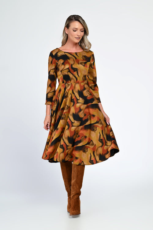 Rochia damă midi Autumn Sofia Natalee Fashion