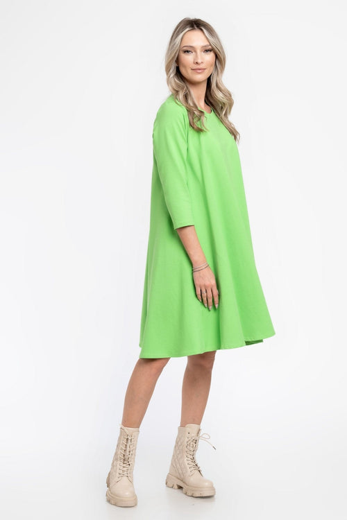 Natalee Fashion Rochie Rochie ampla verde deschis Manju