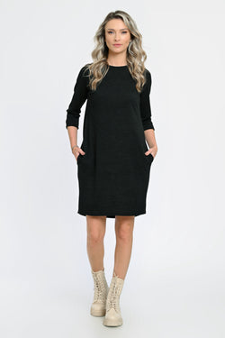 Rochie casual negra Valy Natalee