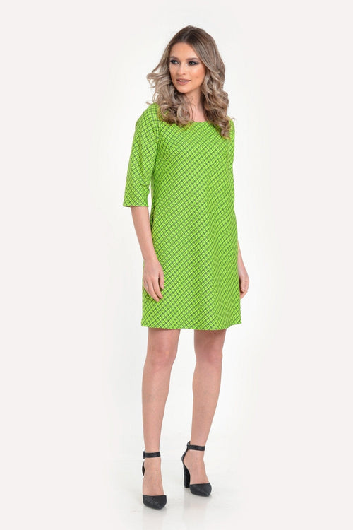 Natalee Fashion Rochie Rochie casual verde carouri Ayanna