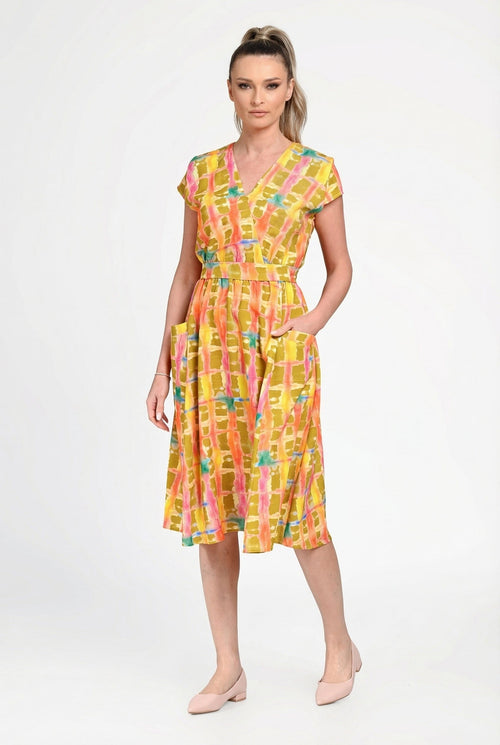 Rochie damă imprimeu floral Teodora Natalee