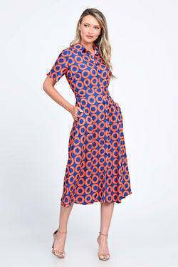 Rochie dama tip camasa Victoria Natalee
