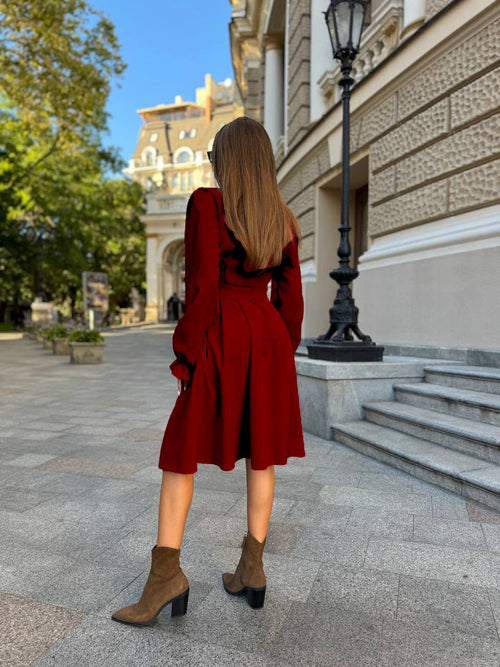 Rochie dama visiniu Diana Natalee Fashion